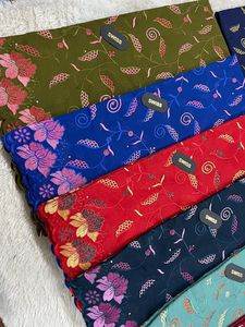 Tela Africana de Algodón Puro de Alta Calidad en Oferta, Estilo Voile, Tradicional, Multicolor, para Vestidos/Prendas Étnicas, Venta al por Mayor en India - Product Image 5