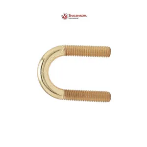Pernos en U de Latón Cromado M10 con Tuerca Hexagonal – Estándar ISO, Rosca M3/M4, Suministro a Granel de 20 mm - Product Image 1