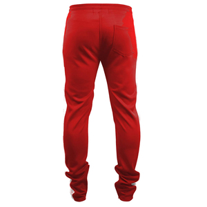 Pantalon de jogging décontracté et ajusté en coton mélangé lavé, coupe large et droite, style streetwear, collection 2026 OEM HSI, écologique et lourd - Product Image 2