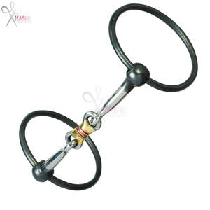 Bocado de Acero Inoxidable Negro de Alta Calidad para Caballos, Bozal de 5 Pulgadas, Bocado de Equitación Duradero para Entrenamiento Ecuestre HASHIR - Product Image 5