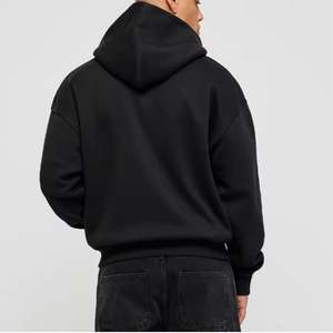Unisex Heavyweight 100% algodón polar 600 Gsm sin cordón de gran tamaño invierno personalizado Reversible doble capa sudaderas con capucha para hombres - Product Image 5