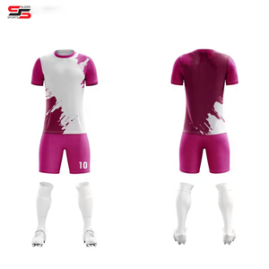 Ensemble de maillots de football rétro personnalisés pour hommes, vêtements de sport en polyester, sublimation avec nom, entraînement en Thaïlande - Product Image 5