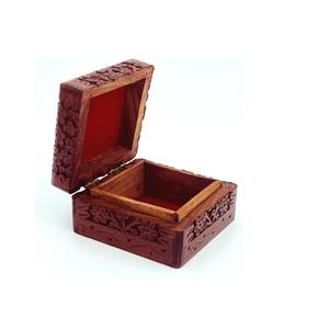 Elegante caja de madera con acabado de madera natural, perfecta para mejorar la belleza de los espacios del hogar y la Oficina - Product Image 2