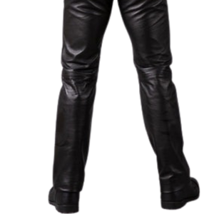 Pochette en similicuir noir, taille unique, lingerie fétichiste - Product Image 5