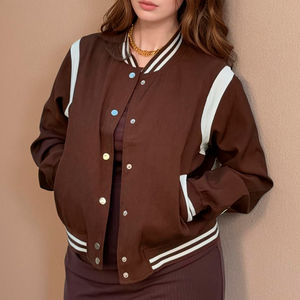 Ropa de mujer de alta calidad de talla personalizada, chaquetas universitarias con logotipo personalizado, chaquetas universitarias bordadas de alta calidad para mujer - Product Image 5