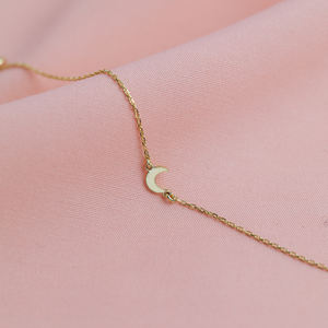 Pulsera con Dije de Diseño de Media Luna, Estilo Turco, Hecha a Mano, Chapada en Rodio, Plata de Ley 925, Joyería para Mujer - Product Image 4