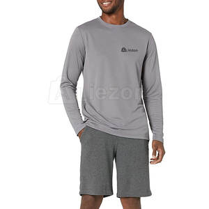 เสื้อยืดแขนยาวผู้ชายมีสไตล์เสื้อยืดแขนยาวผ้าฝ้าย100% สั่งทำทรงโอเวอร์ไซส์ - Product Image 4