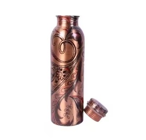 Premium Packaging Product <b>Copper</b> <b>Water</b> <b>Bottle</b> for Drinking Corrosion and Rust Free for Sale at Best and Lowest Price - Product Image 1