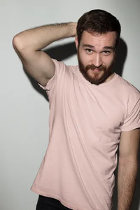 Camisetas de gran tamaño para hombre, camisetas con hombros caídos de 180 gramos, logotipo personalizado, patrón sólido ajustado hecho en La India - Product Image 2