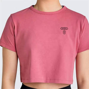 Top corto informal y cómodo de calidad superior para mujer, último diseño 2025, Top corto para mujer a la venta, camisa de mujer de alta calidad - Product Image 1