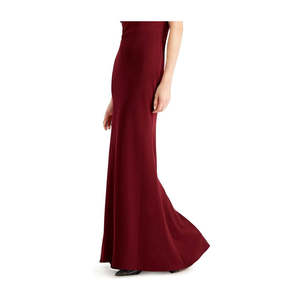 Abito da sera Betsy Adam da donna, comodo, in raso, con spalle scoperte, modello a tubino, taglia 14, rosso brillante con paillettes a strati, ideale per feste serali - Product Image 3