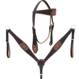 Serre-tête de cheval western avec boucle en métal avec logo personnalisé serre-tête de cheval western et collier de poitrine au meilleur prix - Product Image 6