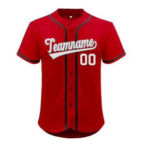 Maillot de baseball à boutons pour homme, grande taille, sportswear de baseball, nom d'équipe, vente chaude, populaire, maillots de baseball américains pour femme 2026 - Product Image 6