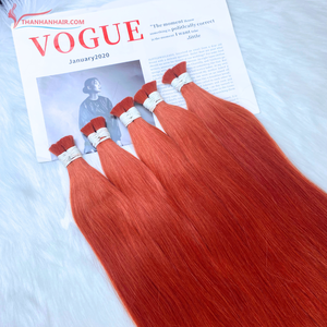 MEJOR VENDEDOR Vietnam Virgen Remy Cutícula Super Doble Dibujado Extensiones Humanas A Granel Nuevo Modelo Frontal 8 36 Pulgadas Estirado - Product Image 5