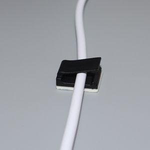 Clipes de cabo autoadesivos, suportes de fio de parede atualizados para gerenciamento de cabos, organizador para LED,HDMI - Product Image 6