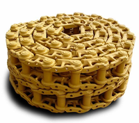 Pièces de train de roulement d'excavatrice : Ensemble de maillons de chenille et chaîne de chenille pour excavatrice Hitachi EX100