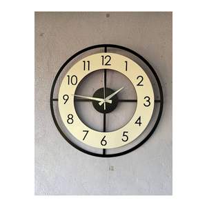 50cm <b>Silent</b> Wall <b>Clock</b> Wooden Black Walnut Furniture Patterned Gift Unique Large Size <b>Clock</b> - Product Image 1