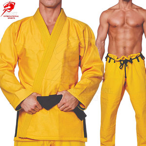 Combinaisons de judo de haute qualité, pré-rétractées, en tissu coton tissé perlé, uniformes de BJJ avec patchs personnalisés en stock - Product Image 6