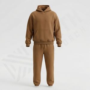 Conjunto Deportivo para Hombre Más Vendido, con Logotipo Personalizado, Cierre de Cremallera, Liso, para Correr, Cálido, de Invierno, de Dos Piezas, para Gimnasio, Fitness, Atletismo - Product Image 1