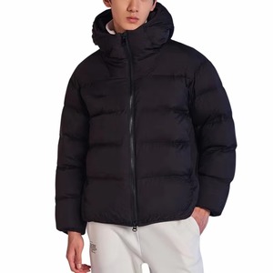 Twill Impex Veste matelassée à capuche noire en gros Veste d'hiver avec logo personnalisé Commandes OEM en gros Couleurs disponibles - Product Image 2