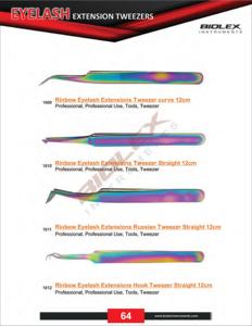 Pinzas para pestañas postizas, aplicadores de diferentes colores para maquillaje, herramientas y pestañas postizas - Product Image 4