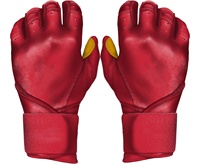 Meilleure vente Gants de frappeur de baseball en cuir de chèvre véritable de qualité supérieure gant de frappeur de baseball taille personnalisée pour jeunes adultes