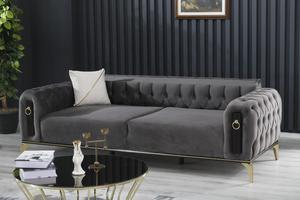 JUEGOS DE SOFAS DE LUJO MUEBLES MODERNOS DE LUJO ESTILO OTOMANO MEJOR VENDEDOR JUEGOS DE SALA DE ESTAR CONJUNTO DE SOFA DE LUJO - Product Image 2