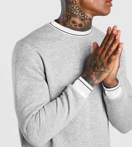 ชุดวอร์มเทรนนิ่งแบบยูนิเซ็กซ์ ทรงโอเวอร์ไซส์ ผ้าหนา ชุดเซ็ตเสื้อสเวตเชิ้ตคอกลมและกางเกงขายาวสำหรับผู้ชาย - Product Image 5