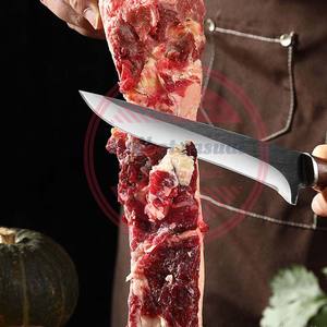 Cuchillo De Filete de cocina para deshuesar Acero inoxidable cuchillos de pescado con mango de madera - Product Image 5