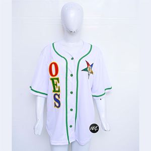 OES personalizado Vintage Jersey camisa apliques trabajo con logotipo bordado personalizado uniforme juvenil abotonado ropa deportiva Jersey de béisbol - Product Image 5