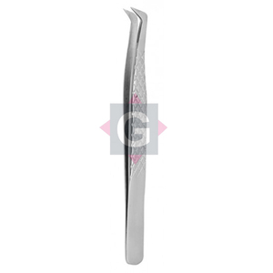 Pinzas para pestañas Extensión de pestañas de belleza de acero inoxidable Pinzas curvas - Product Image 5