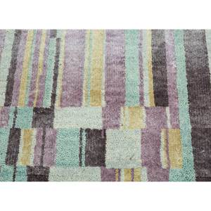 Tapis Uvenuti Classic Large Area Lu-07 bleu, noué à la main en laine et soie de bambou, pour salon ou couloir, idéal pour adolescents - Product Image 3