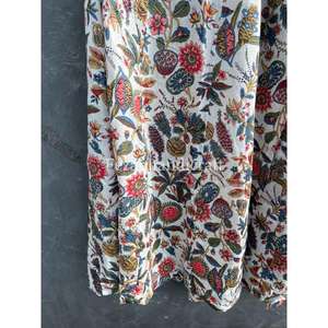 Women's Summer Casual <b>Floral</b> Print <b>Maxi</b> Dress Tunic Wholesale Lot Cotton Wrap <b>Skirt</b> Elastic Waist Two-Tier Beach <b>Skirt</b> Maternity - Product Image 3