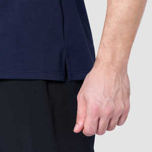 T-shirts de sport ajustés pour hommes, personnalisables OEM, respirants, écologiques, à manches courtes et col rond - Product Image 5