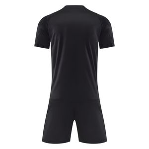 Maillot de football unisexe adulte respirant 100% polyester 180g à séchage rapide, col rond, manches courtes, personnalisable par sublimation avec noms et numéros d'équipe - Product Image 4