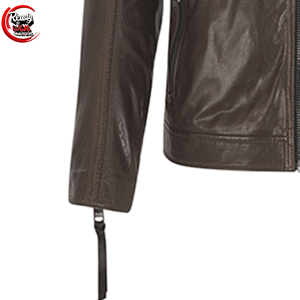 แจ็กเก็ตใส่ทำงานของผู้ชายมีโลโก้และดีไซน์ตามสั่งปกหนังผ้าเป็นสองเท่ากันลม - Product Image 4