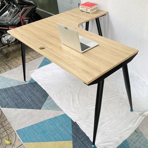 Escritorio Moderno en Forma de L para Portátil, de Madera, 140x120cm, Ajustable y Extensible, HBCO042 - Product Image 6