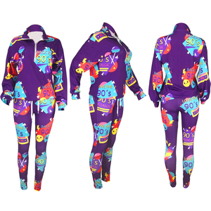 Long Sleeves Sublimated <b>Tracksuit</b> for Women Custom Logo Latest Designs High Quality Casual Wear Women Sublimation <b>Tracksuit</b> - Product Image 5