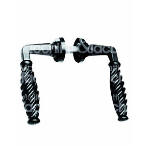 Mango trenzado Q.8 x 25 Con tornillo de cabeza mecánica-Negro - Product Image 1