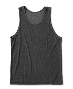 เสื้อกล้ามผู้ชายสีทึบคอโอระบายอากาศได้ดีแห้งเร็วสไตล์ลำลอง - Product Image 4