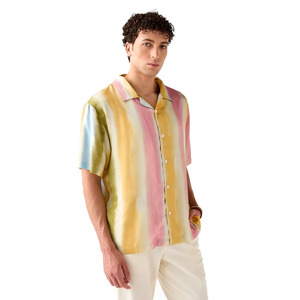 Men <b>Camp</b> Collar T <b>Shirts</b> Trendy Open Collar Design Soft Fabric Everyday Wear Men <b>Camp</b> Collar T <b>Shirts</b> - Product Image 1