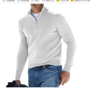 Nouvelle chemise homme 2025 en toile 100 % coton, brodée, pour le golf, sport, avec fermeture éclair, col formel, séchage rapide, logo personnalisé, qualité supérieure - Product Image 3