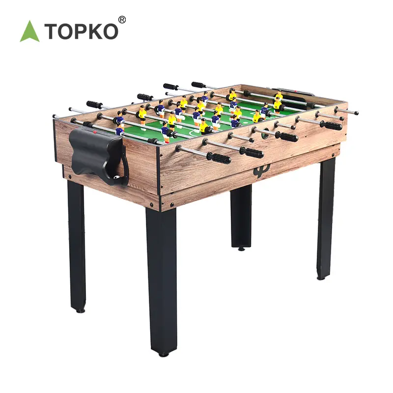 TOPKO Table de billard multifonctionnelle 4-en-1 de haute qualité pour l'intérieur et l'extérieur de la maison Table de jeu multifonctionnelle