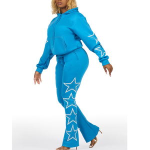 Conjunto Deportivo para Mujer, Chándal Informal Cortavientos, Conjunto Deportivo Transpirable y Cómodo para Entrenamiento y Running - Product Image 3