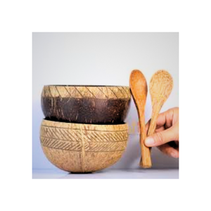 Cuencos de cáscara de coco desechables respetuosos con el medio ambiente al por mayor diseños tallados personalizados para ensaladas de frutas fabricante de Vietnam - Product Image 5