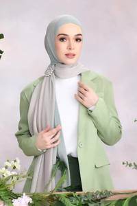 2023 meilleure vente personnalisé islamique Crush en mousseline de soie écharpe femmes Long Niqab visage couverture foulard haute qualité main musulman - Product Image 2