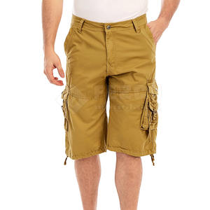 Offre Spéciale de haute qualité décontracté hommes Cargo Shorts Polyester/coton mélangé respirant séchage rapide taille élastique taille haute coupe ample - Product Image 1
