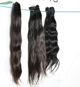 100% Raw barato proveedor Virgen al por mayor sin procesamiento químico color negro Paquetes ondulados extensiones de cabello humano vietnamita - Product Image 4