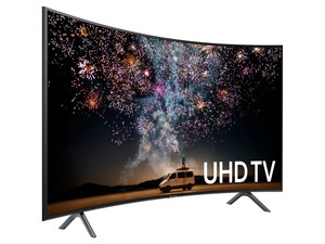 Téléviseur intelligent incurvé Sam SungS série 7 NU7300, 75 pouces, 4K UHD, écran incurvé, affichage Ultra HD, montage mural, écran de cinéma maison, best-seller - Product Image 3