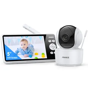 ANNKE 1080P Video camera Baby Monitor 5 inch TFT LCD liquid crystal display two way audio 2.4GHz Digital Wireless Baby Monitor